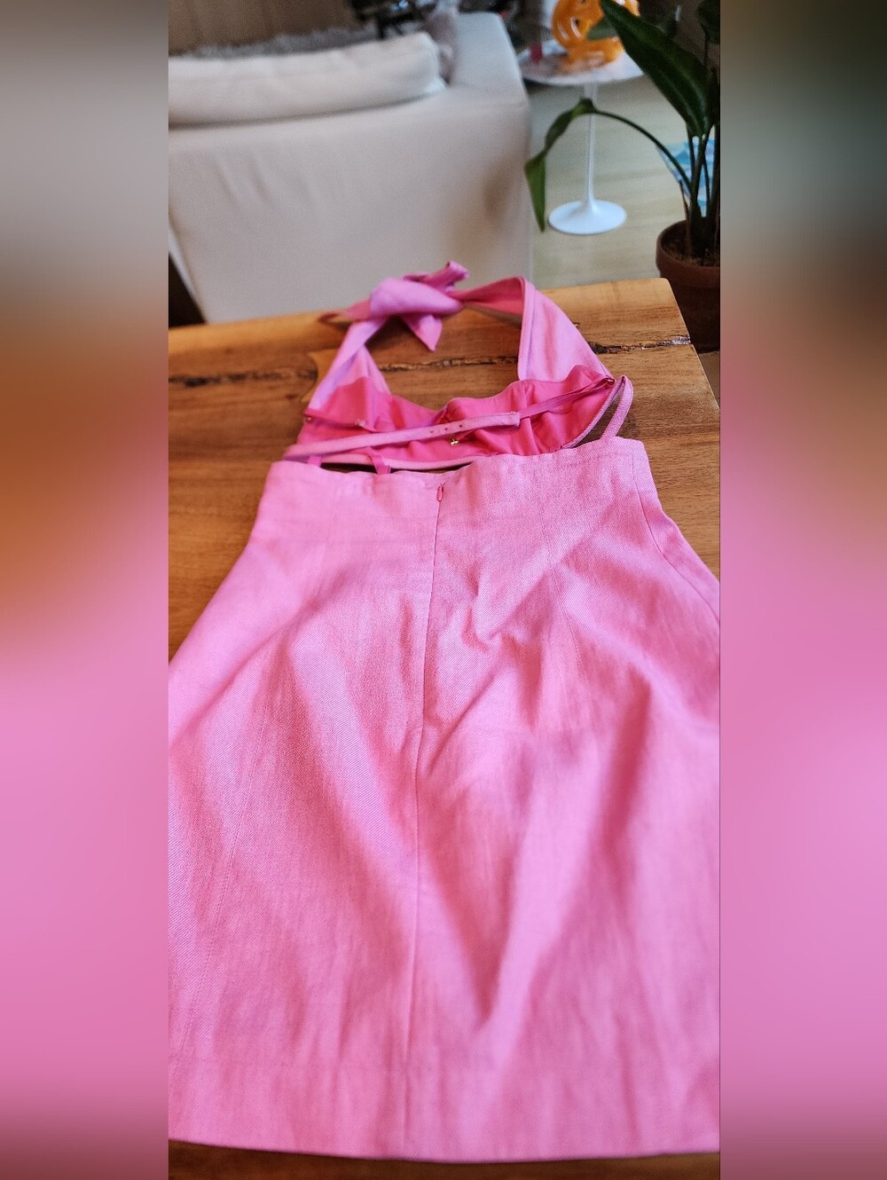 Jacquemus Pink Limao Cutout Mini Dress Size M - Picture 11 of 13